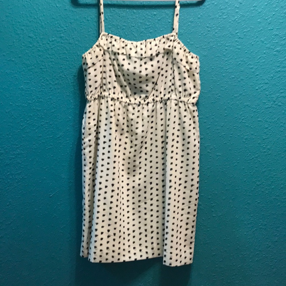 J Crew Black and White Dress